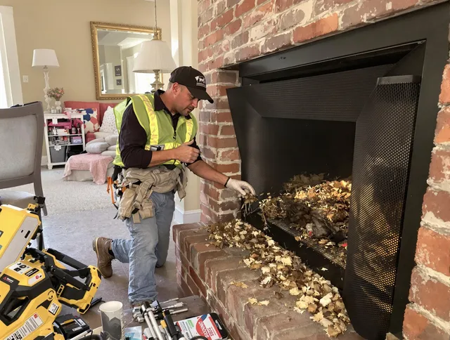 Safe screening installation by Whitehall Chimney Sweep in Whitehall, OH