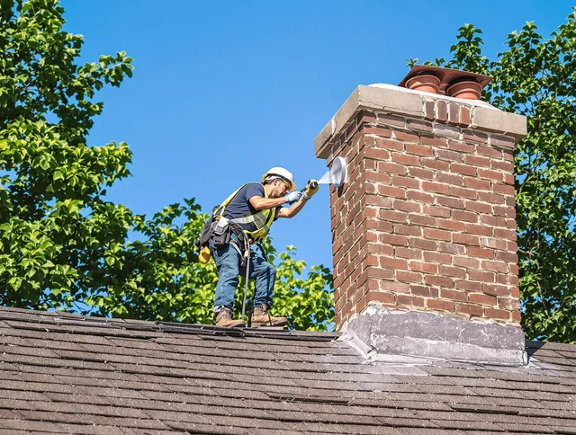 Whitehall Chimney Sweep performing an inspection with advanced tools in Whitehall, OH
