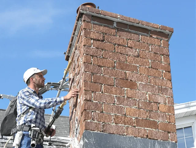 Brickwork for a chimney rebuild by Whitehall Chimney Sweep in Whitehall, OH