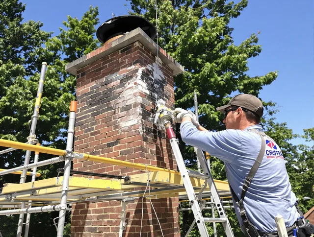 Structural chimney repair by Whitehall Chimney Sweep in Whitehall, OH